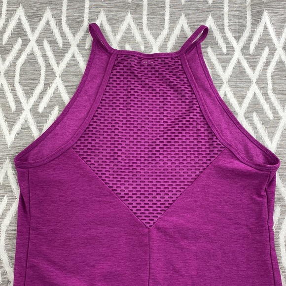 Reebok Tops - Reebok High Neck Racerback Tank With Mesh Back Detail